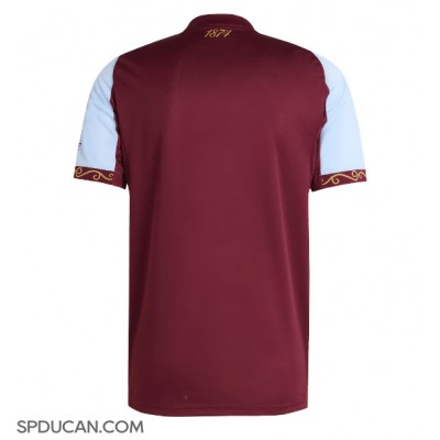 Muški Nogometni Dres Aston Villa Domaci 2025-26 Kratak Rukav Muški Nogometni Dres Aston Villa Domaci 2025-26 Kratak Rukav